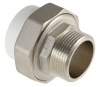 Муфта раз.с наружн. резьб. американка PP-R/латунь  40х1 1/4" (белый), VALTEC