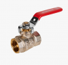 Кран шаровой DN 15 1/2" ВР/ВР, рычаг, лат.никел., Rommer