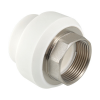 Муфта с метал.(латунь).внутр.резьбой PP-R 40х 1" под ключ (бел) VALTEC