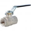 Кран шаровой DN 15 1/2" ВР/ВР, рычаг, лат.никел., STOUT