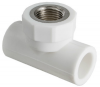 Тройник с метал.(латунь).внутр.резьбой PP-R 25х1/2" (белый), VALTEC