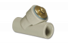 Фильтр проходной сетчатый (косой) PP-R 32 вн.-вн. (сер), Чехия