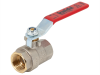 Кран шаровой DN 20 3/4" ВР/ВР, рычаг , лат.никел., KALDE
