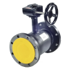 Кран шаровой стальной фланцевый DN150/125, н/п, Ру16, L=230мм, Tmax200°С,редуктор, BROEN (КШТ61.103)