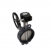 Затвор дисковый поворотный м/ф DN400, чугун/нерж, PN16, Тmax=80 °C, с редуктором, Benarmo, 2012R