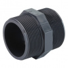 Ниппель двойной  ПВХ    1/2", Tecno Plastic, Италия RV0NIF200