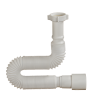 Гофрированная труба с нак.гайкой 1 1/4" х 40/50 мм , Lmax-1250мм
