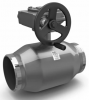 Кран шаровой стальной приварной DN200, П/П, Ру25, L=510мм, Tmax200°С, с редуктором, "LD", (КШ.Ц.П.Р)