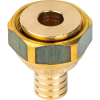Переходник с накидной гайкой D16 мм x 3/4", под гильзу для труб PE-X, латунь, STOUT