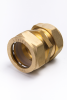 Муфта обжимная D 32 мм, для гофр. нерж. труб, латунь, LAVITA