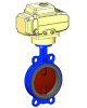 Затвор дисковый поворотный м/ф DN100, чугун, PN16, Тmax=130 °C, с электроприводом Tecofi VPI4448