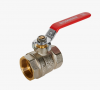 Кран шаровой DN 32 1 1/4" ВР/ВР, рычаг, лат.никел., Rommer