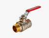 Кран шаровой DN 20 3/4" ВР/НР, рычаг, лат.никел., Rommer