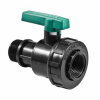 Кран шаровой переходной резьбовой 1" х 3/4" НР-ВР, PN10 (Турция)