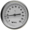 Термометр аксиальный, биметалл. D 80 х 120°С  1/2", L= 50 мм, Watts
