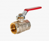 Кран шаровой DN 20 3/4" ВР/ВР, рычаг, лат.никел., Rommer