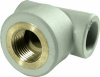 Тройник с метал.(латунь).внутр.резьбой PP-R 32х 3/4" (сер), KAN, Польша