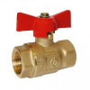 Кран шаровой DN 15 1/2" ВР/ВР, бабочка, лат., ГАЛЛОП Крепыш 330