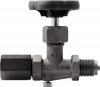Вентиль игольчатый DN15 1/2" ВР/НР, углерод. сталь, PN40, Траб 120 °C Росма 
