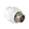 Муфта с метал.(латунь).наружн.резьбой PP-R 25х1/2" (белый), VALTEC