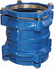 Муфта соединительная ДРК (PN16) для пластиковых труб (ПЭ/ПВХ) Dнар. 315 мм., синий