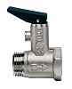 Клапан предохранительный для электрического водонагревателя с ручкой спуска Itap ART.367; присоединение 1/2", (предохранительный клапан Р 0,85 Мпа, tmax 120° C)